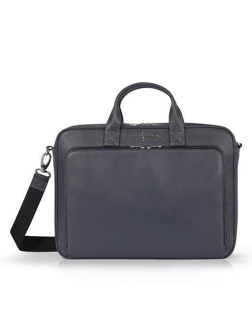 Luis Steven Black Laptop Briefcase for men