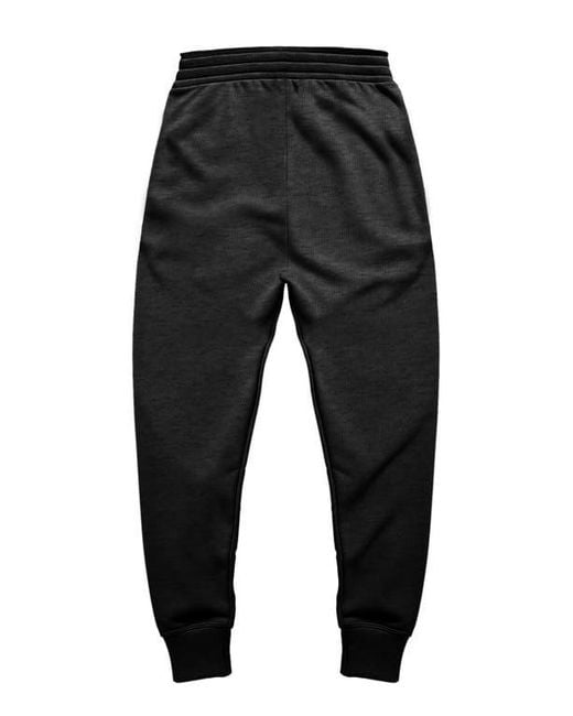 Alix Black Alien Midweight Fleece Jogger Pant for men