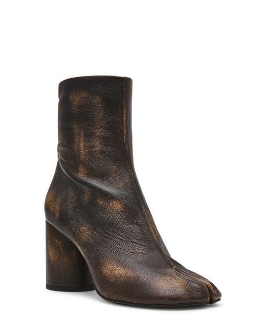 Steve Madden Brown Caro Split Toe Bootie