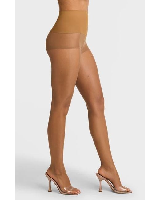 Commando Blue Highlighter Sheer Tights
