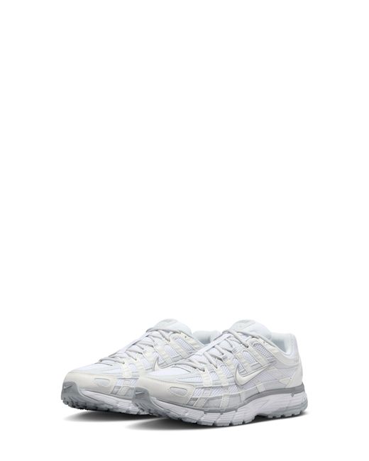Nike White P-6000 Sneaker