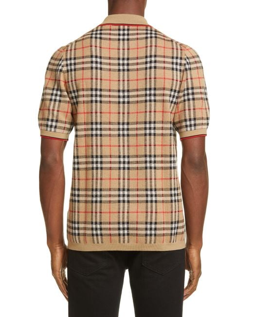 classic burberry polo