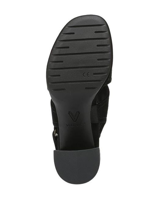 Vionic Black Bolinas Slingback Sandal