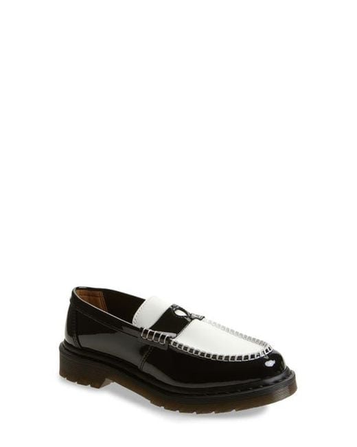 Dr. Martens Black Penton Heart Penny Loafer