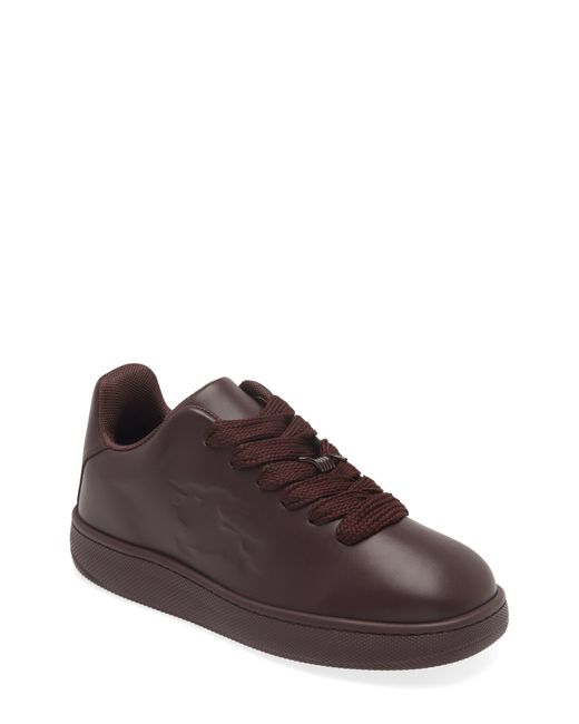 Burberry Brown Leather Box Sneaker for men