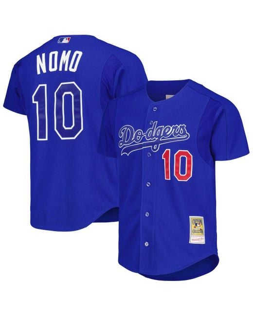 Mitchell & Ness Blue Hideo Nomo Royal Los Angeles Dodgers Cooperstown Collection 2004 Batting Practice Jersey At Nordstrom for men