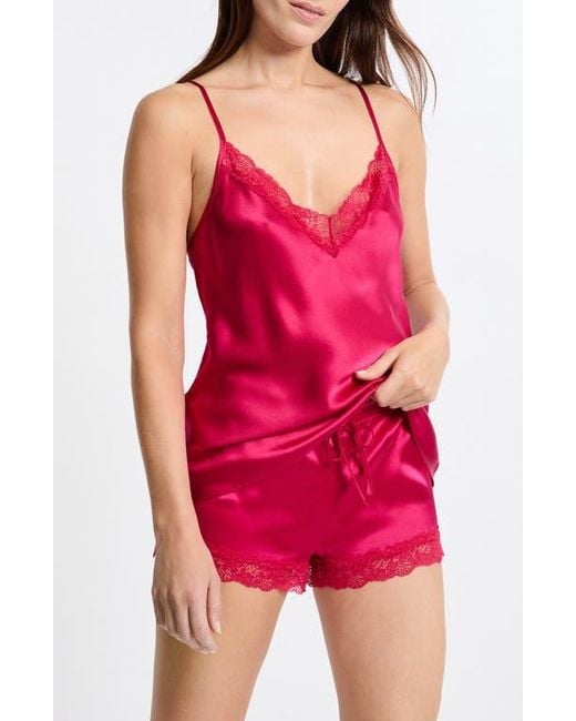 Etam Red Milky Silk Camisole