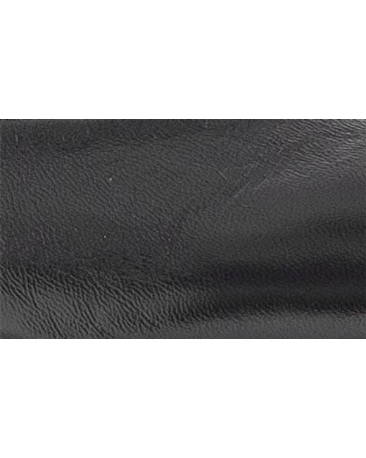 Gabor Black Leather Mary Jane Flat