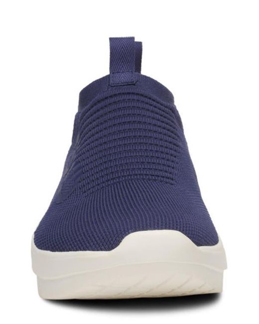 OOFOS Blue Oomy Zen Slip-On Sneaker for men