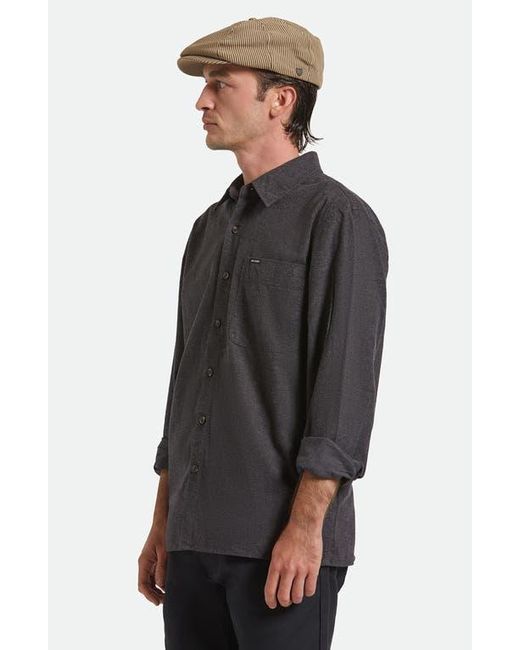 Brixton Natural Brood Stripe Driving Cap