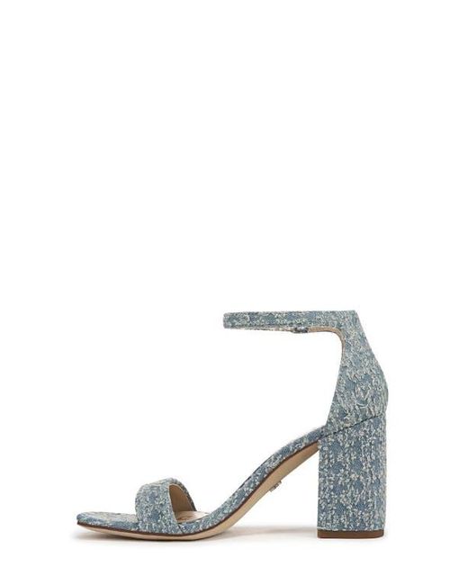 Sam Edelman White Daniella Ankle Strap Sandal