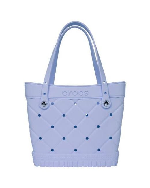 CROCSTM Purple Medium Quilted Tote