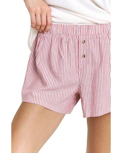 Honeydew Intimates Pink Hangout Stripe Pajama Shorts
