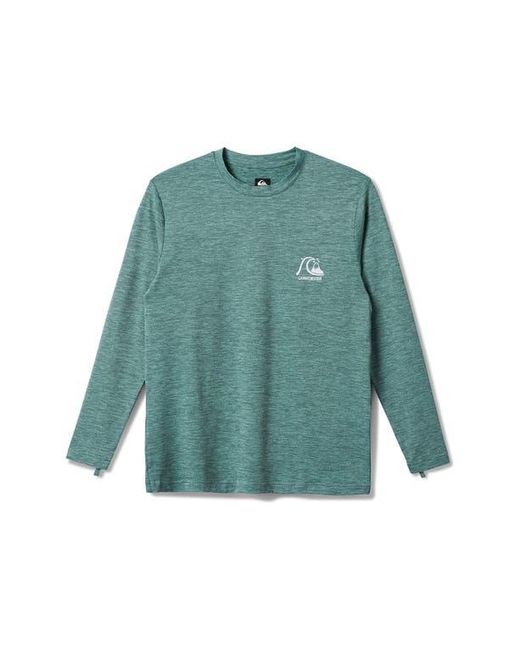 Quiksilver Green Dna Logo Surf Long Sleeve Rashguard for men