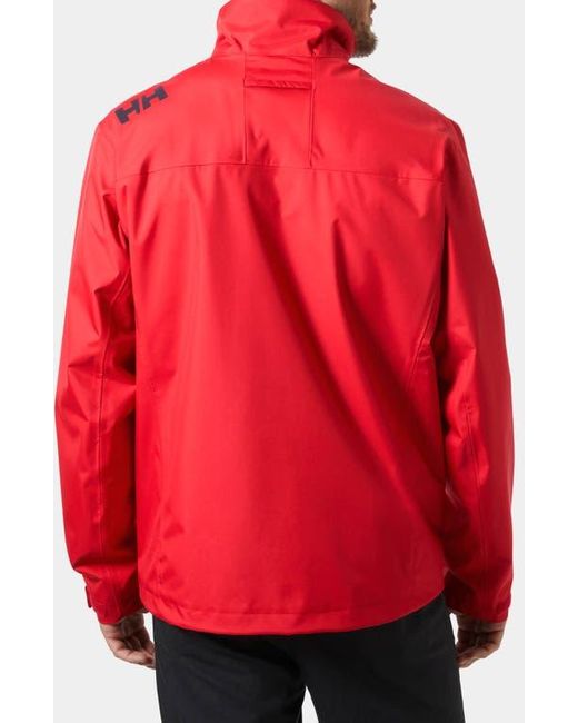 Helly Hansen Red Crew 2.0 Waterproof Sailing Jacket for men