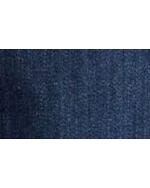 Wit & Wisdom Blue 'ab'solution Button Trim Flare Jeans