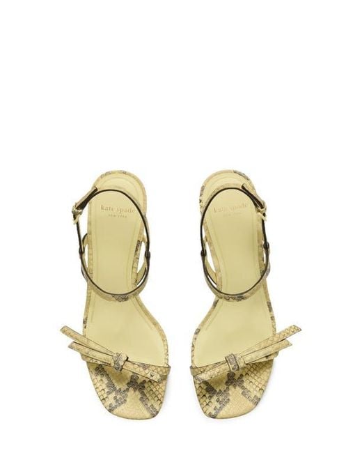Kate Spade Metallic Loop Slingback Sandal