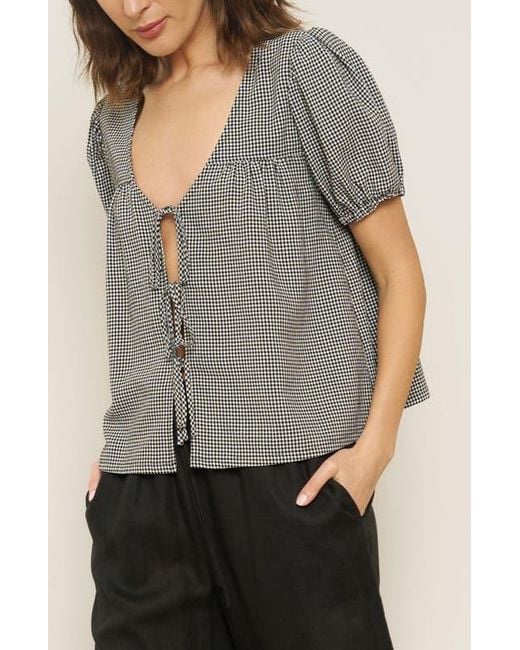 Whimsy and Row Gray Birdie Top