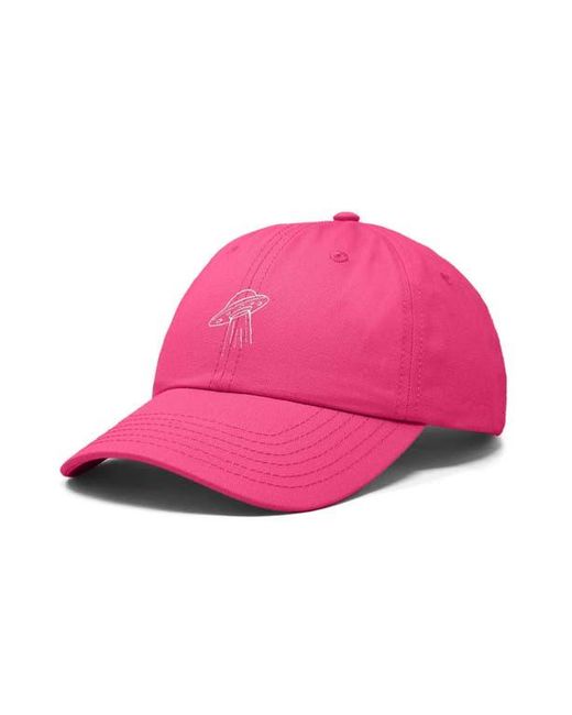 Alix Pink Ufo Embroidered Adjustable Dad Cap for men
