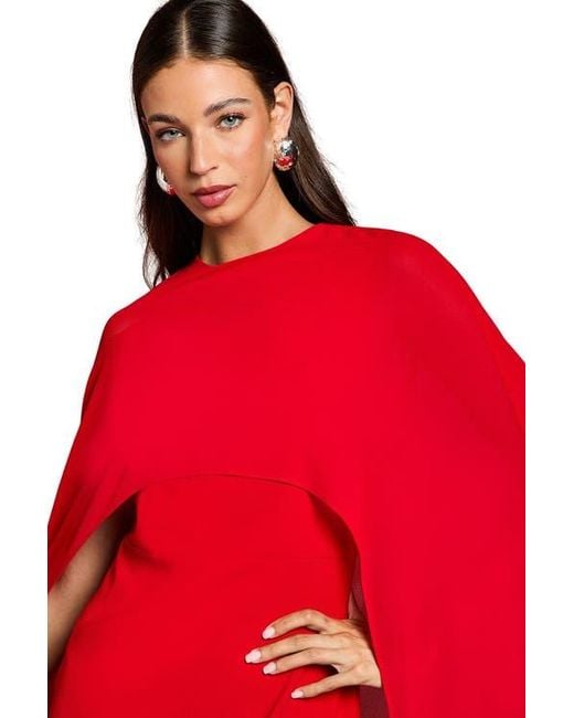 coast red maxi dress Coast Women's Lace Trim Maxi Dress in Red | Size: 8