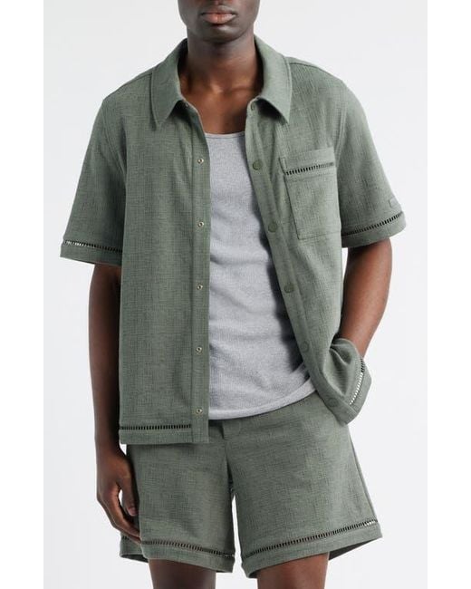 Ugg Gray Devyn Short Sleeve Shirt for men