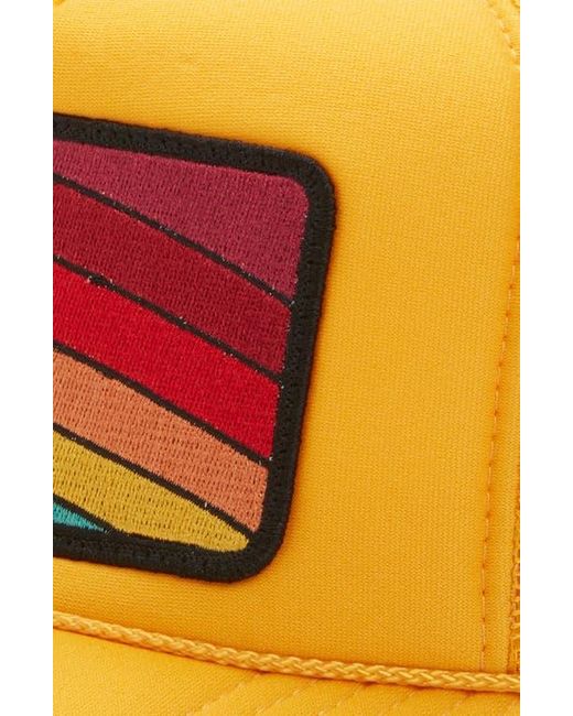 Friday Feelin Yellow Rad Patch Trucker Hat