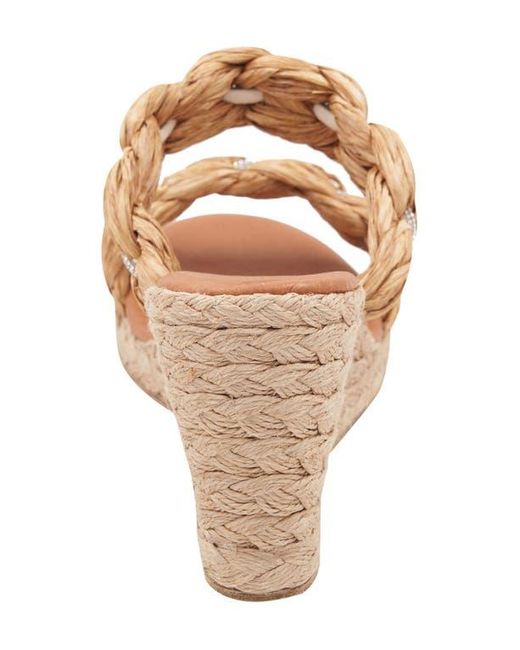 Andre Assous Pink Nolita Espadrille Wedge Sandal