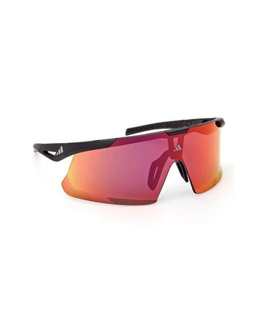 Adidas Pink 00Mm Shield Sunglasses