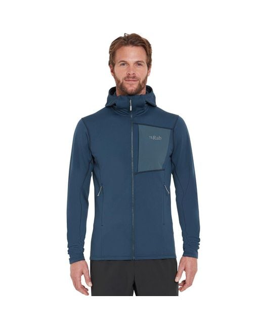 Rab Blue Superflux Hooded Jacket for men