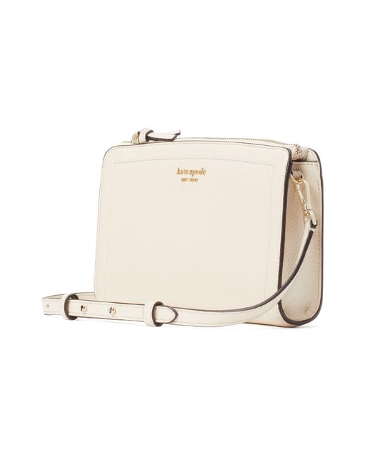 Kate Spade Knott Small Leather Crossbody Bag in Natural Lyst