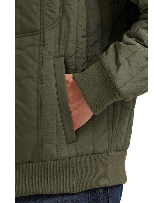 Lee Jeans Green Quilted Ripstop Jacket for men