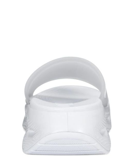 Hunter White Geneva Slide Sandal