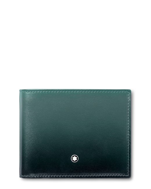 Montblanc Green Meisterstück Leather Bifold Wallet