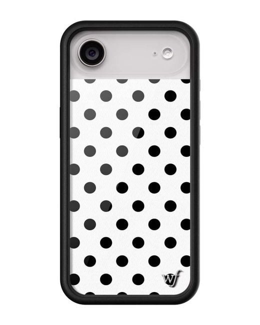Wildflower Cases Black Polka Dot