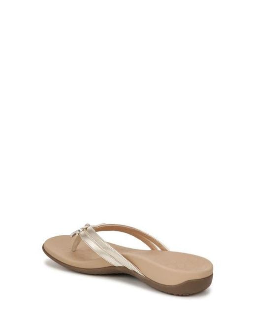 vionic bella bow flip flop