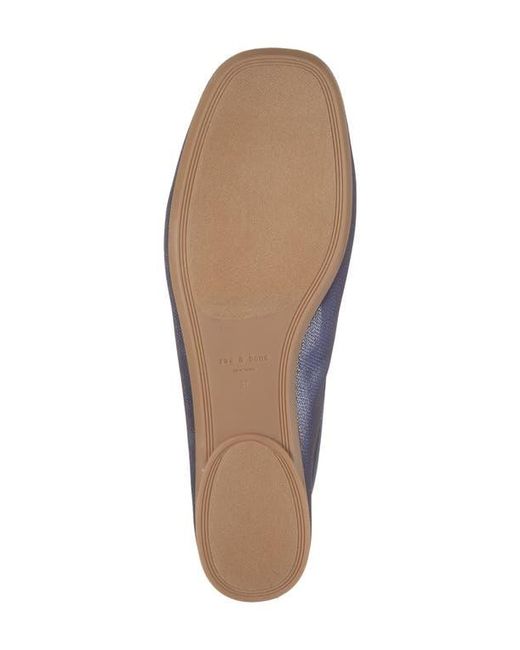 Rag & Bone Blue Poppi Ballet Flat
