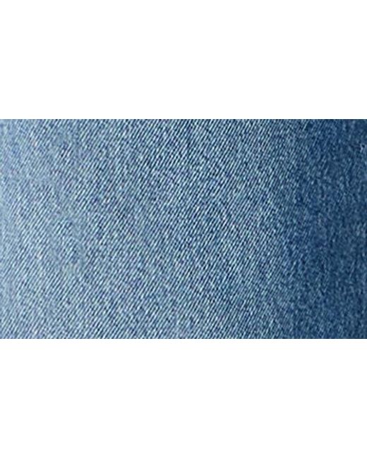 DO by Dee Ocleppo Blue High Waist Cuff Wide Leg Jeans