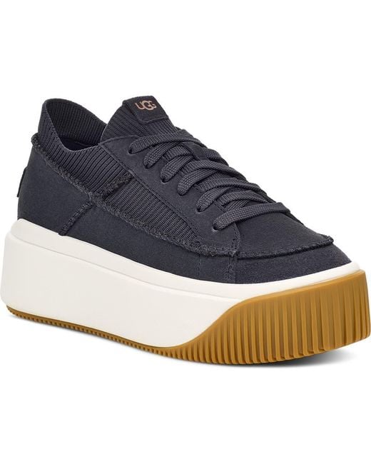 Ugg Blue Ez-Duzzit Platform Sneaker