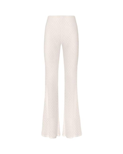 Missoni White Flared Trousers