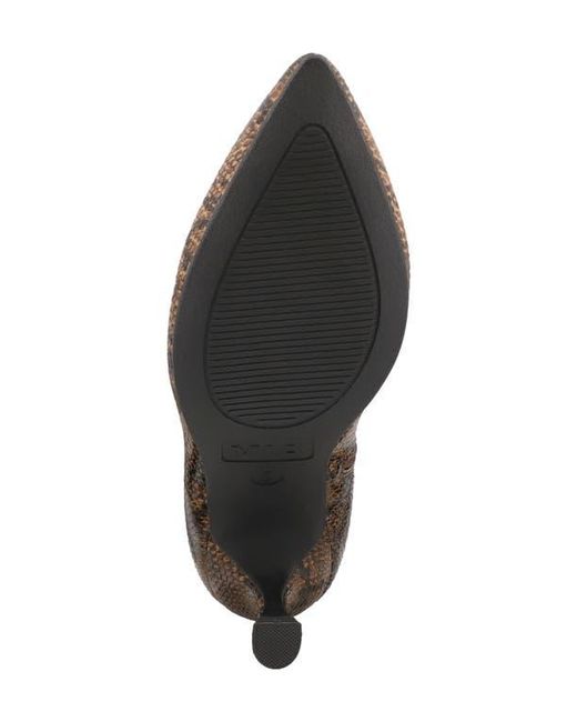 MIA Brown Ediva Pointed Toe Bootie