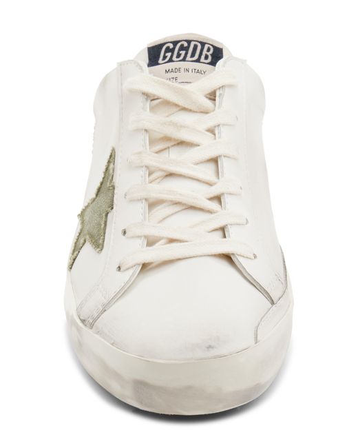 Golden Goose Deluxe Brand White Super-star Sabot Mule Sneaker