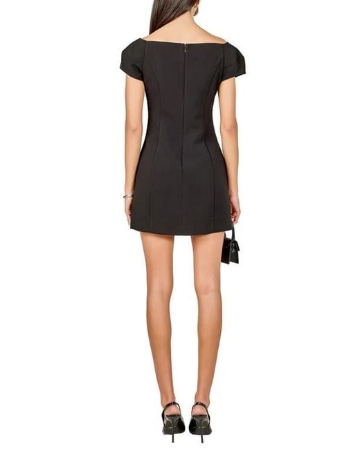 Endless Rose Black Bow Minidress