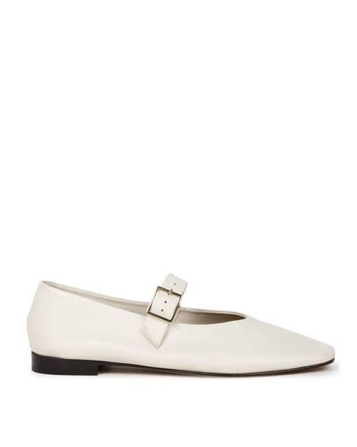 Bobbies White Ouna Ballet Flats