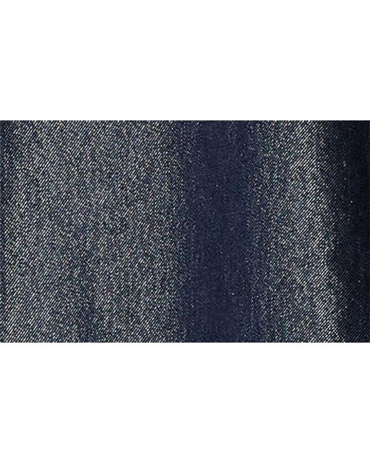 Cinq À Sept Blue Zelda Sleeveless Belted Cotton Blend Denim Dress