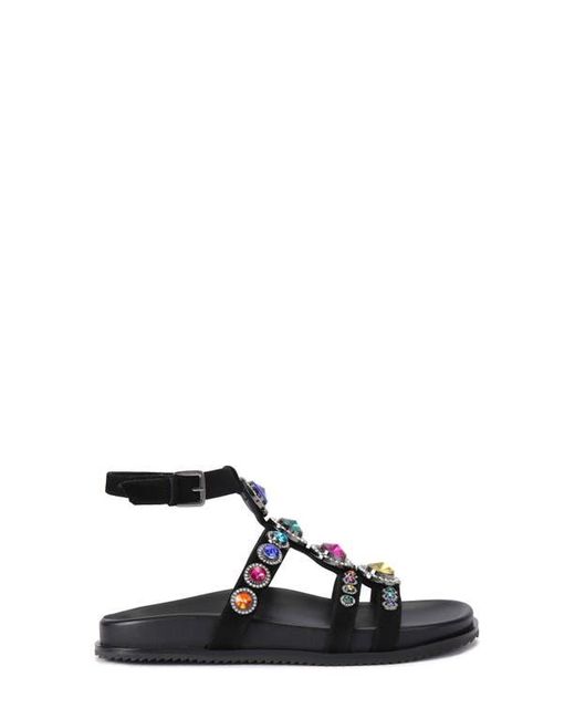 Kurt Geiger Black Octavia Gladiator Sandal