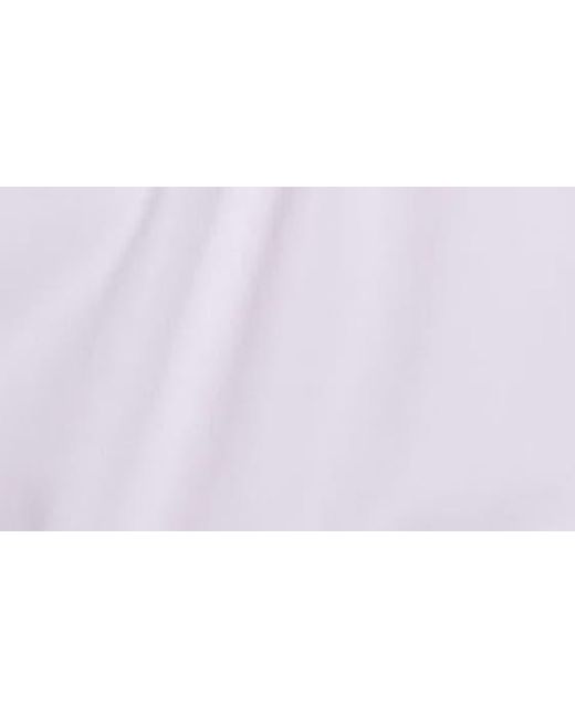 Maje Purple Lopine One-shoulder Cotton Crop Top