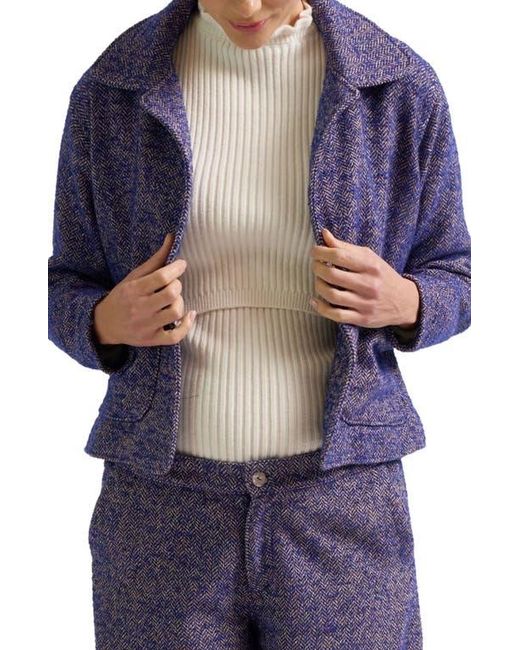Cache Coeur Blue Pippa Maternity Jacket
