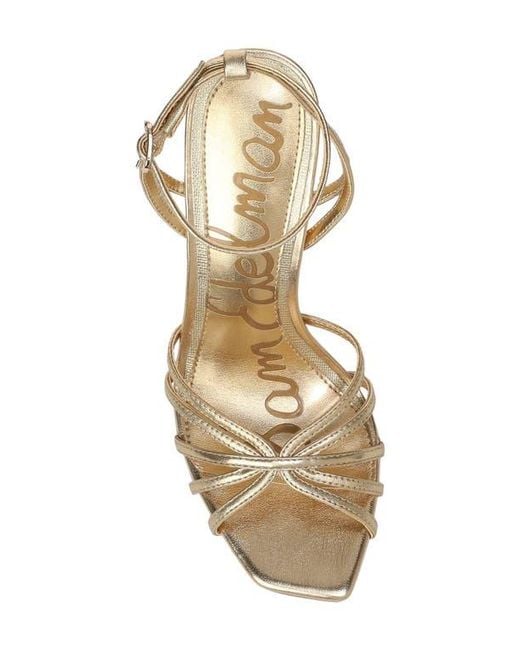 Sam Edelman Metallic Lili Ankle Strap Sandal