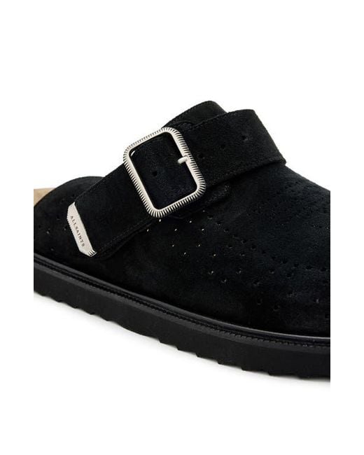 AllSaints Black Randal Mule for men