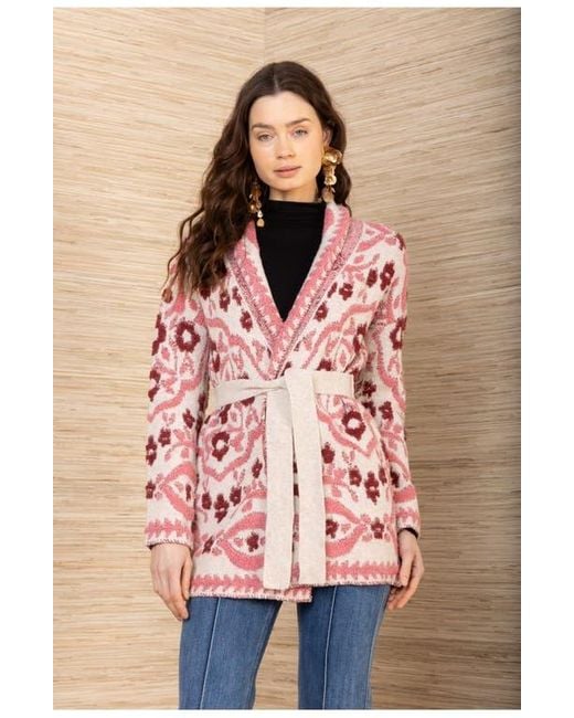 Hale Bob Pink Emmeline Sweater